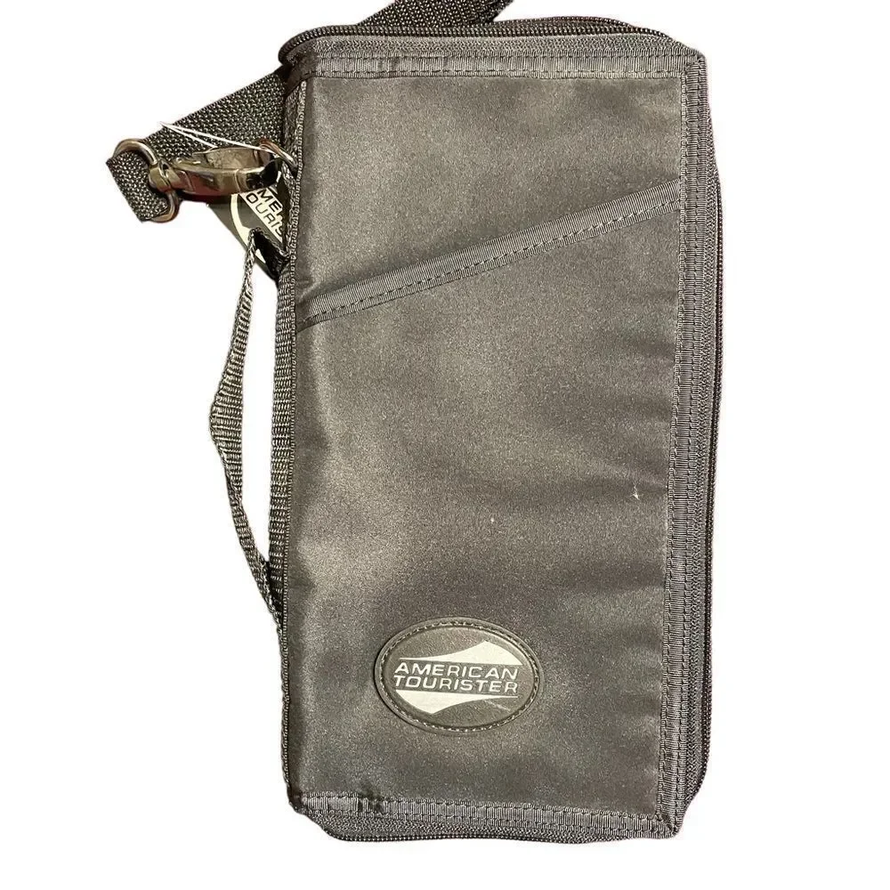 American Tourister Black Travel Document Holder